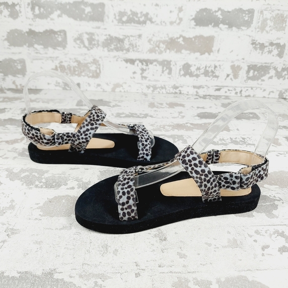 NEW Stuart Weitzman Vail Cheetah Suede Slingback Sport Sandals K595 - Picture 7 of 11